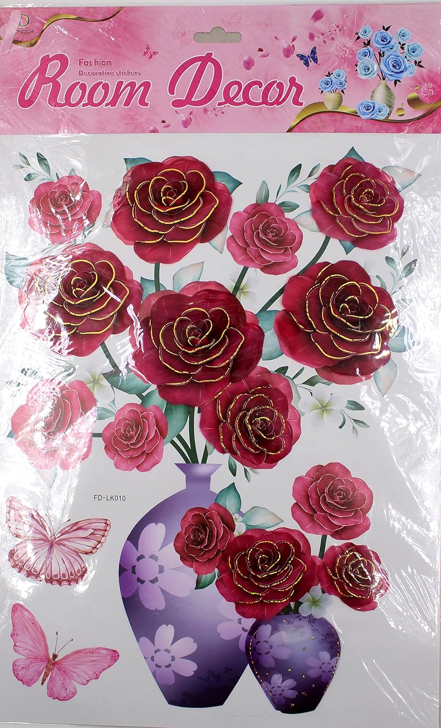 FLOWER WALL DECORATION STICKER (1 PIS)