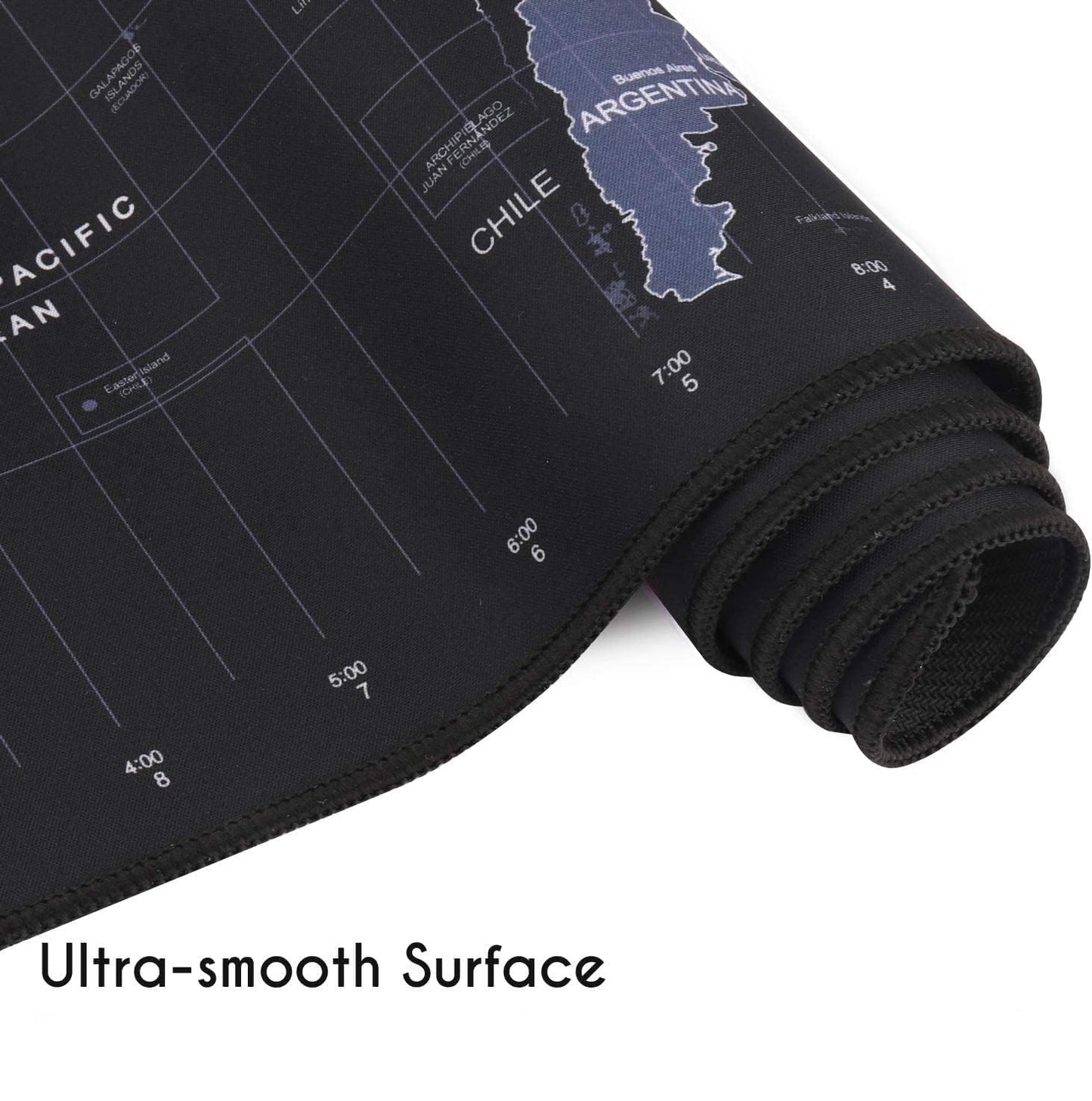 World Map Keyboard Mat