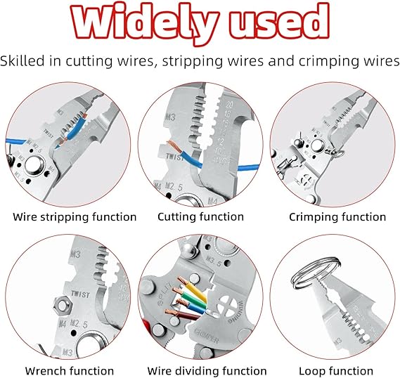 12 in 1 Foldable Wire Striper