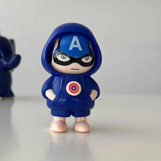 Captain America Face Changing Keychain