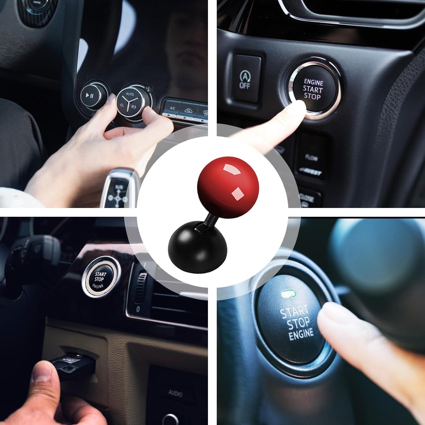 Car Push to Start Button Cover