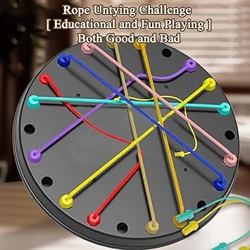 Rope Knot Untying Challenge Puzzle