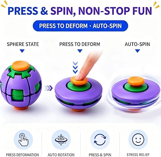 Press to Spin Fidget Spinner