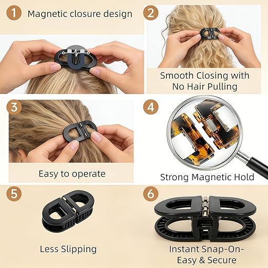 Magnetic Hair Clip