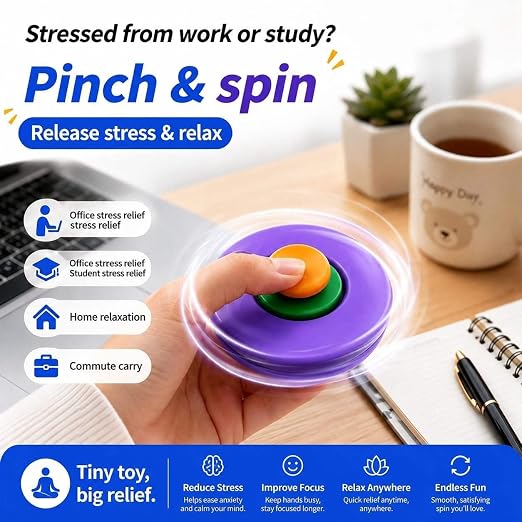 Press to Spin Fidget Spinner