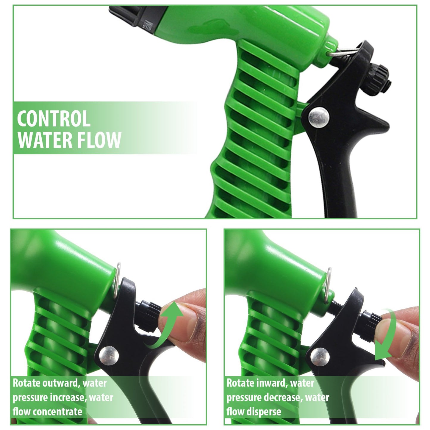 Garden Hose Nozzle Water Spray Gun