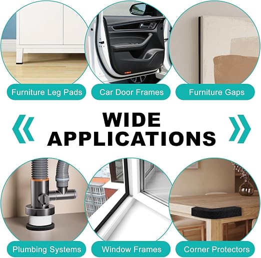 Foam Seal Tape / Furniture Pads (400cm*2cm)