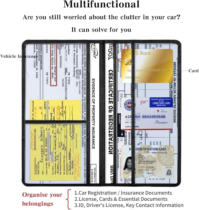 Car Document Holder