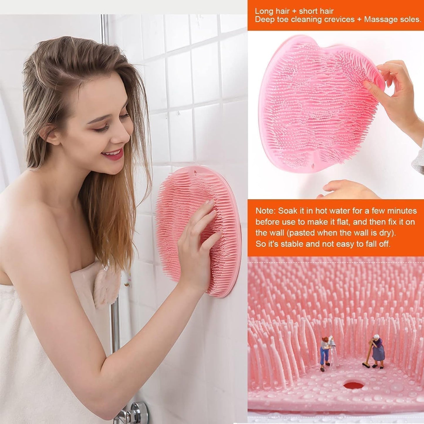 Foot Shower Scrubber