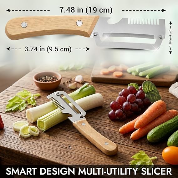 3 IN 1 SS BLADE PEELER