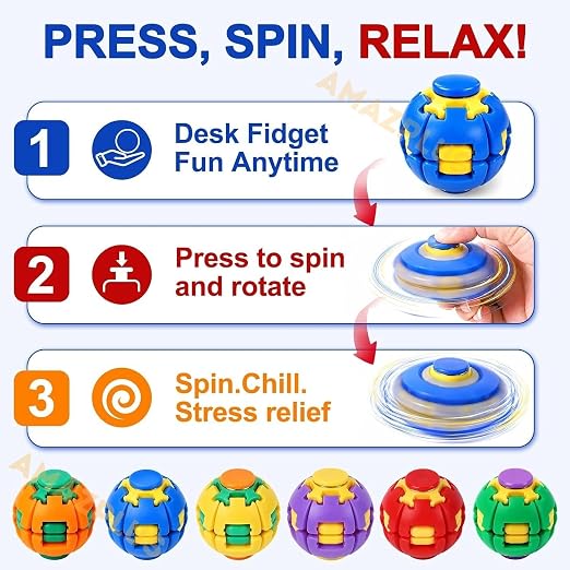 Press to Spin Fidget Spinner