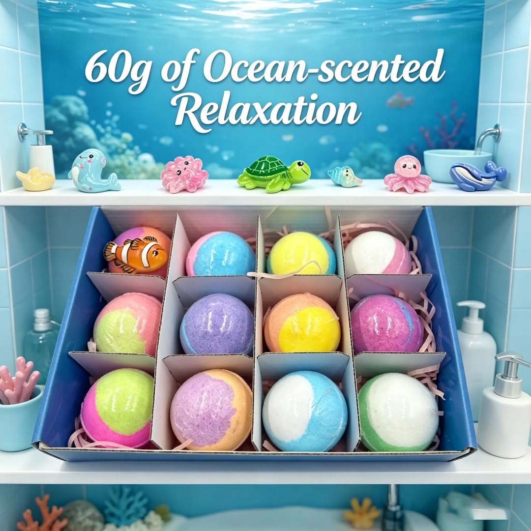 BATH BOMB WITH RANDOM SURPRISE TOY (1 bomb)