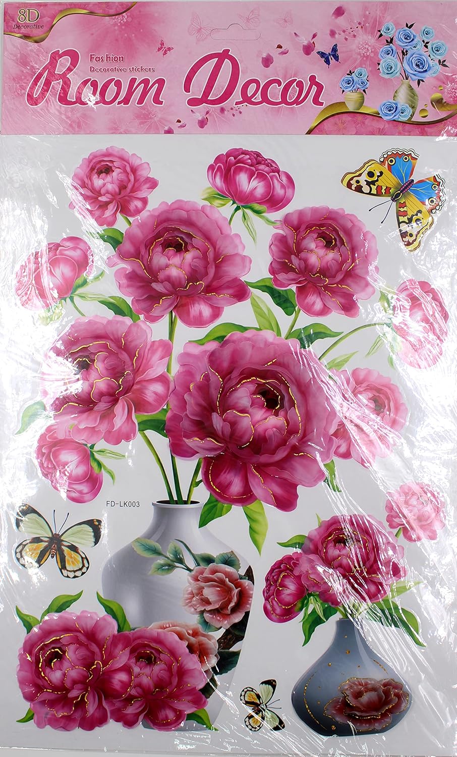 FLOWER WALL DECORATION STICKER (1 PIS)