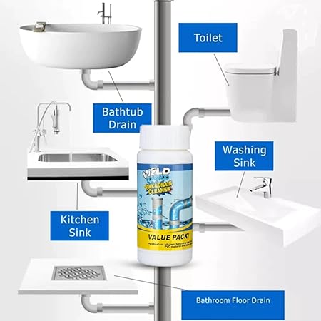 VALUE PACK SINK AND DRAIN CLEANER  (200 GM)