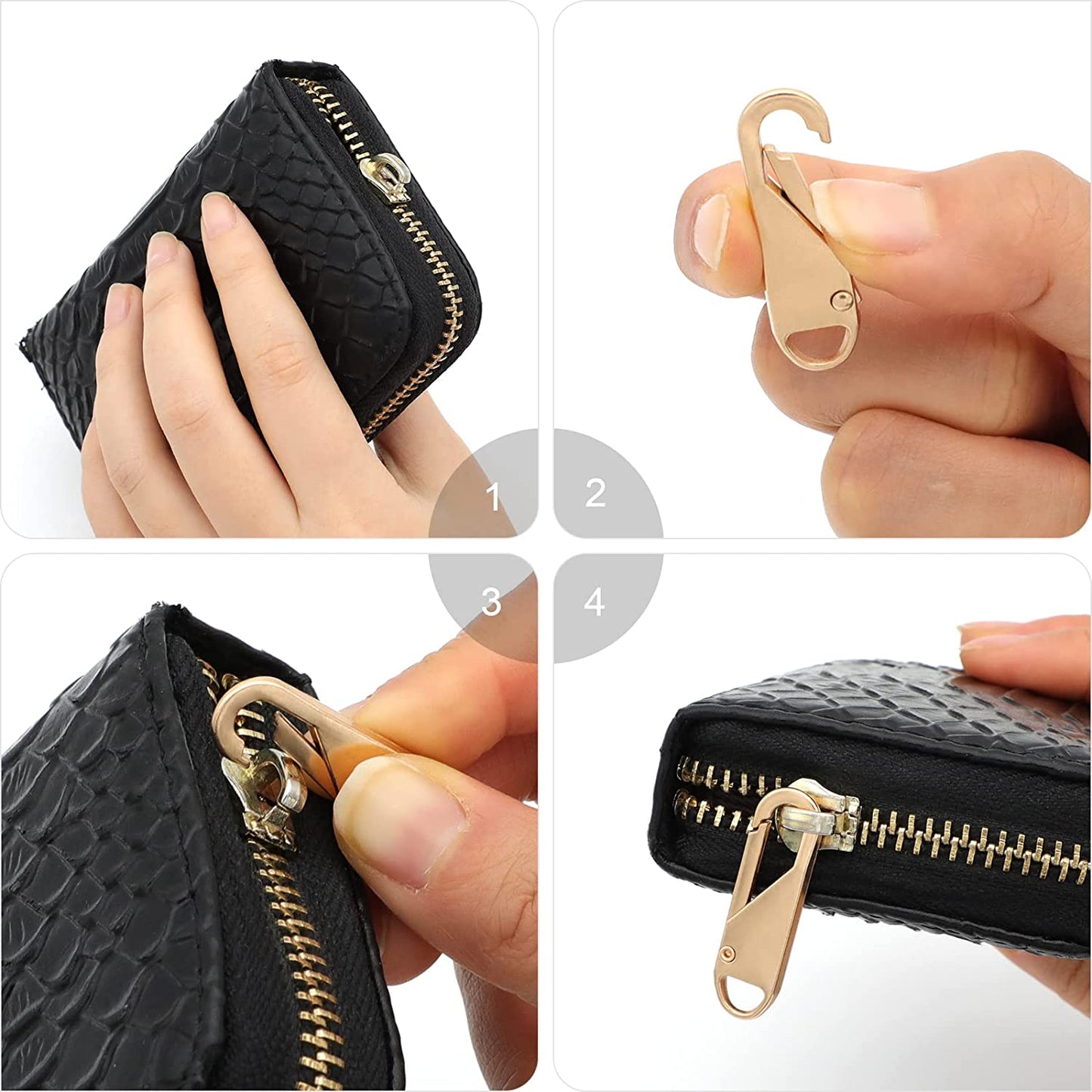 Zipper Pull Replacement Metal