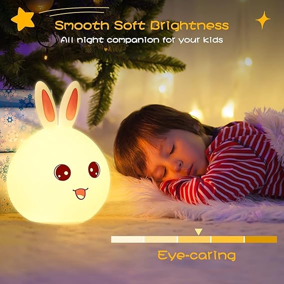 SILICONE RABBIT NIGHT LAMP