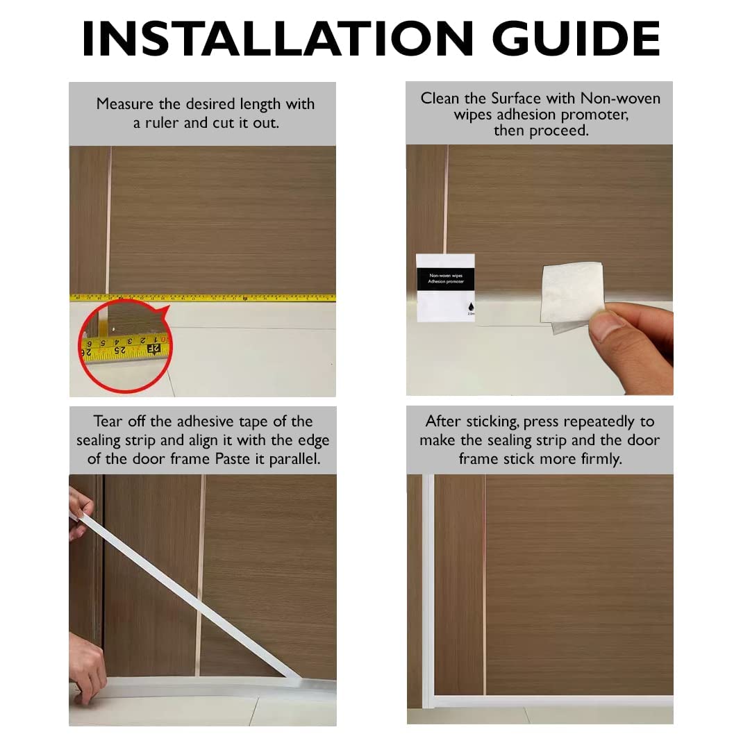 Door tape seal strip 3 meter