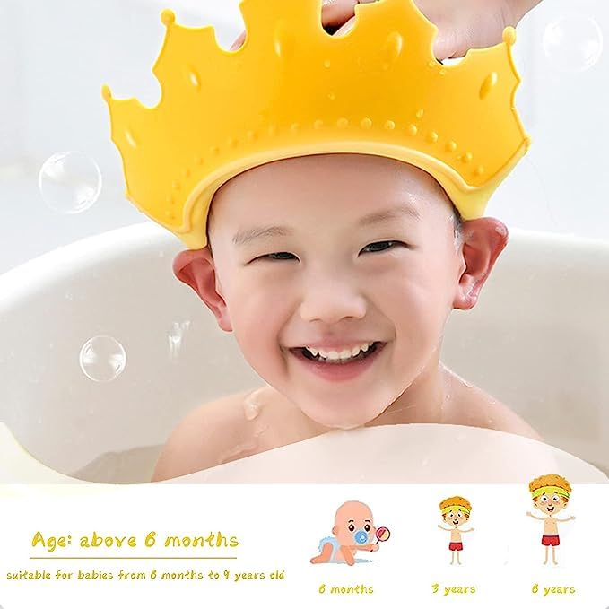 CROWN BABY SHOWER CAP