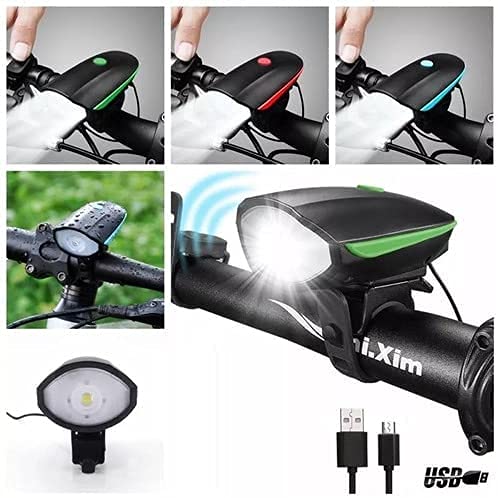 3 Mode Cycle Light With Horn