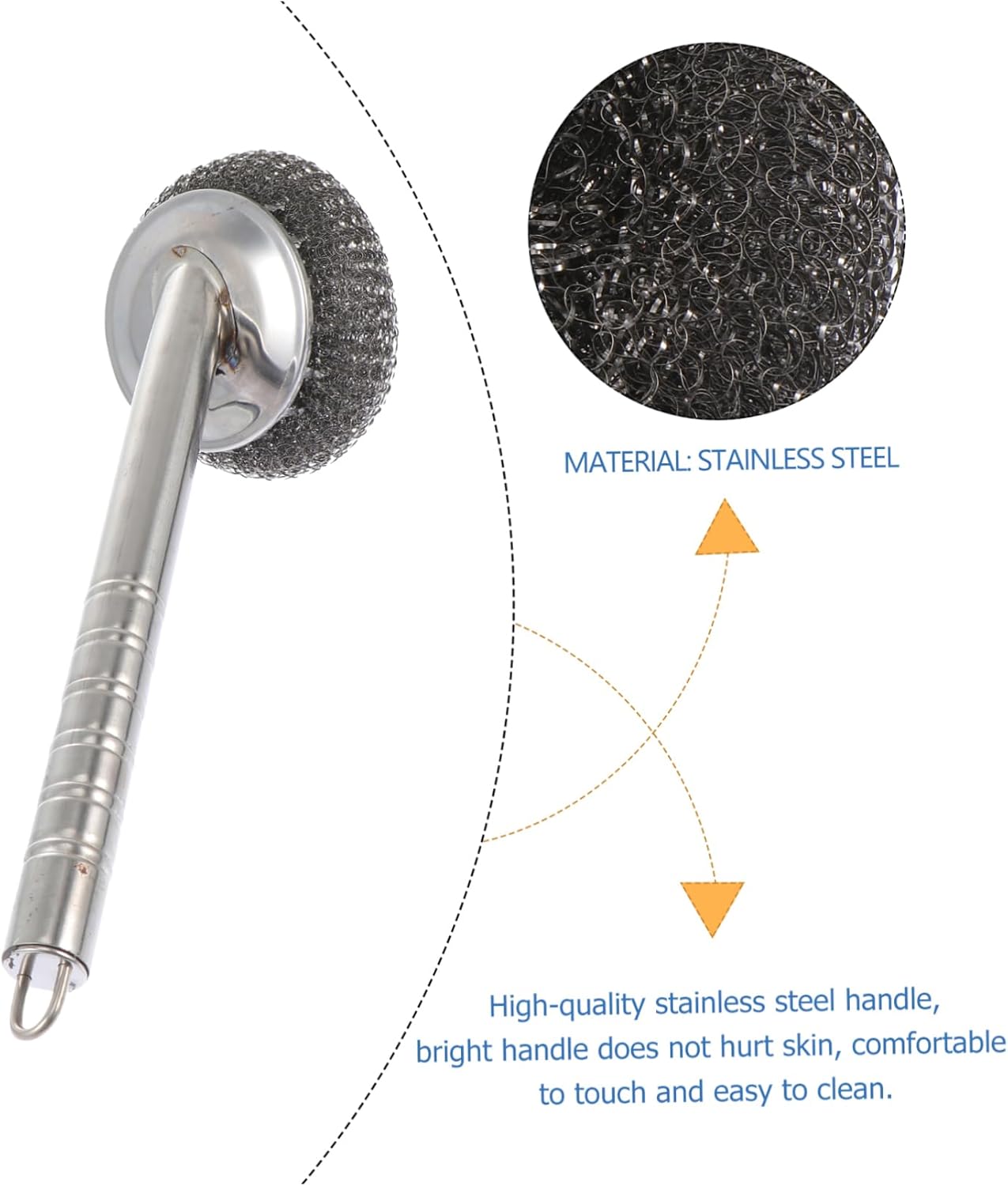 SS TAR DISH CLEANING BRUSH