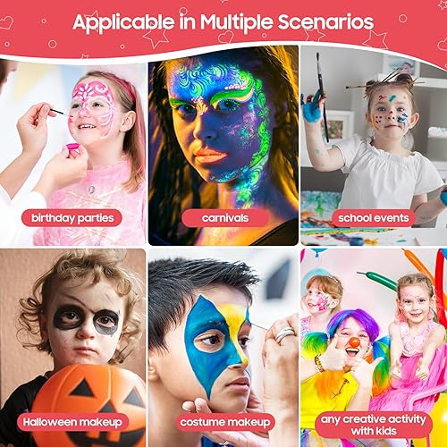 Professional Face Painting Kit – 42 pcs
