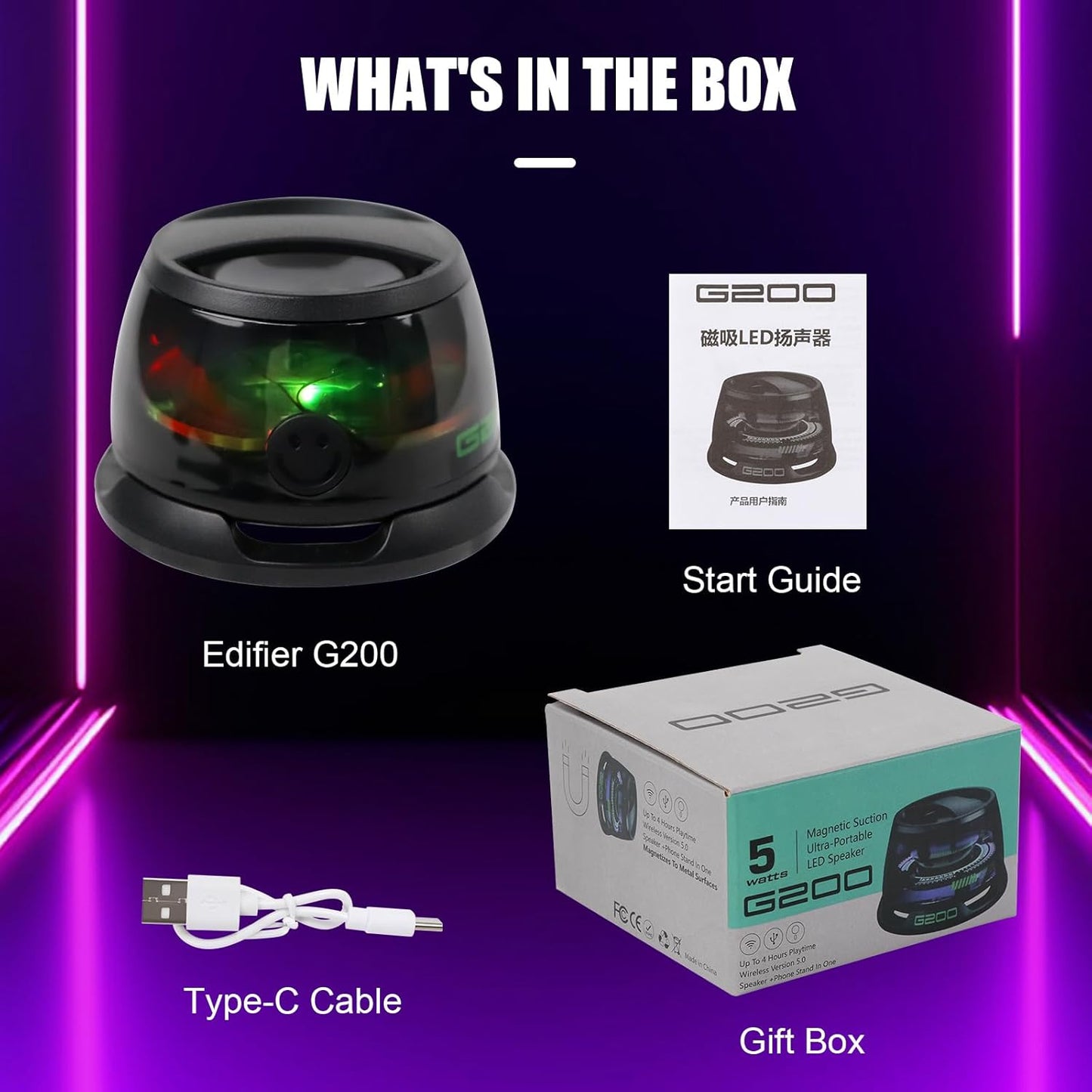 G200 MAGNETIC BLUETOOTH SPEAKER