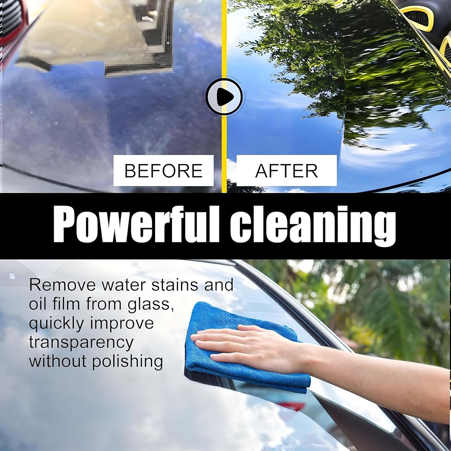 car Glass Oil Cleaner