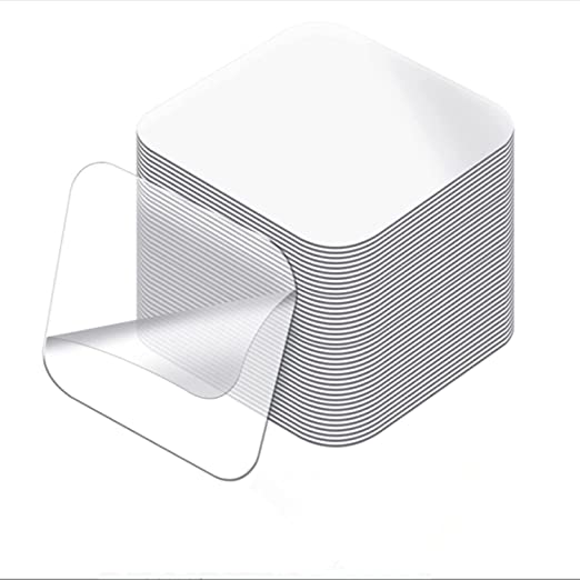 DOUBLE SIDE HEAVY  DUTY SQUARE STICKER (10 PIS )
