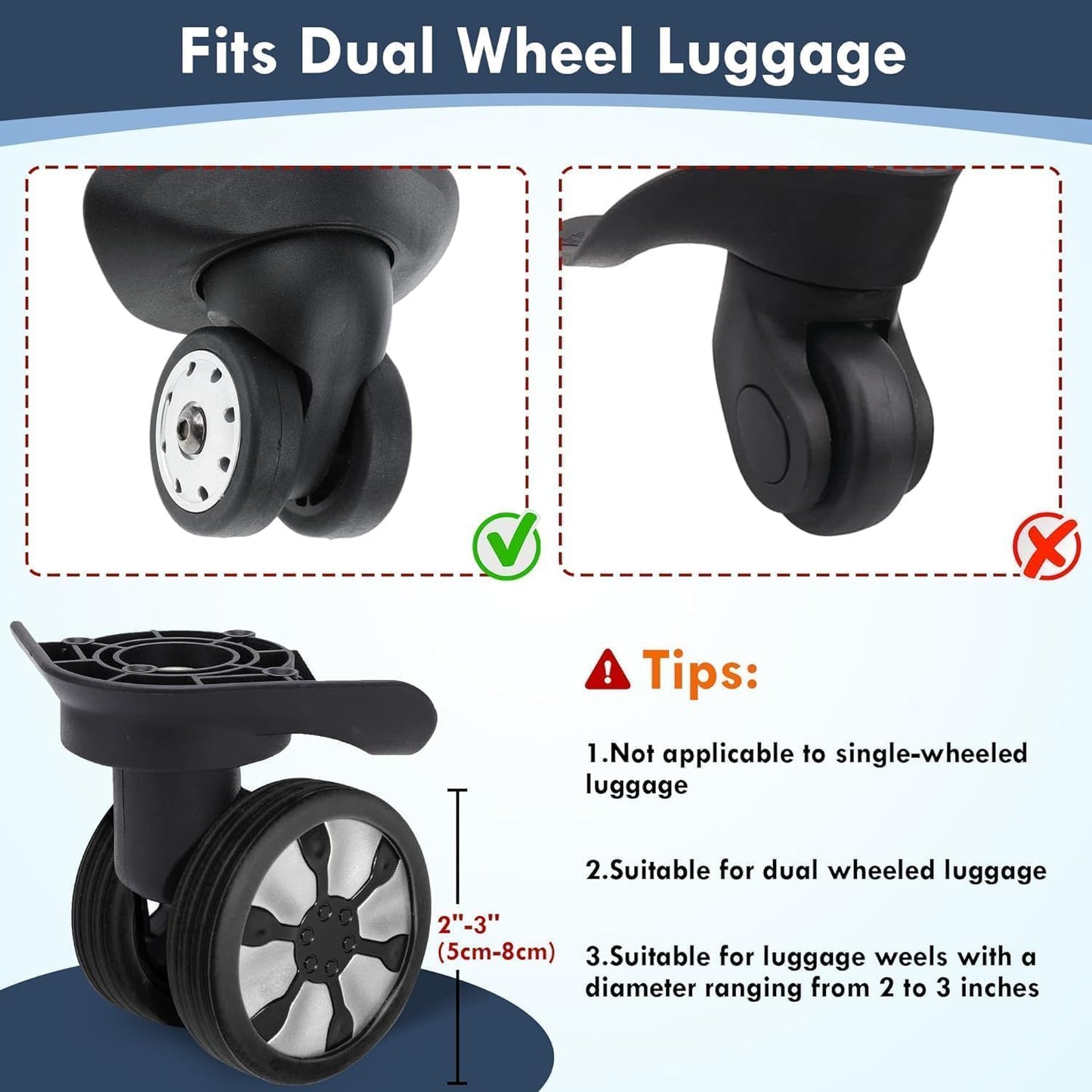 Luggage Wheel Cover