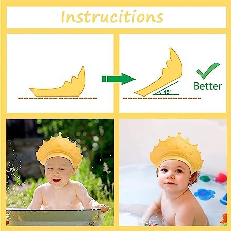 CROWN BABY SHOWER CAP