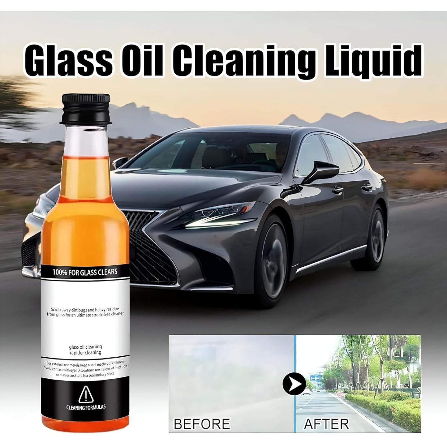 car Glass Oil Cleaner