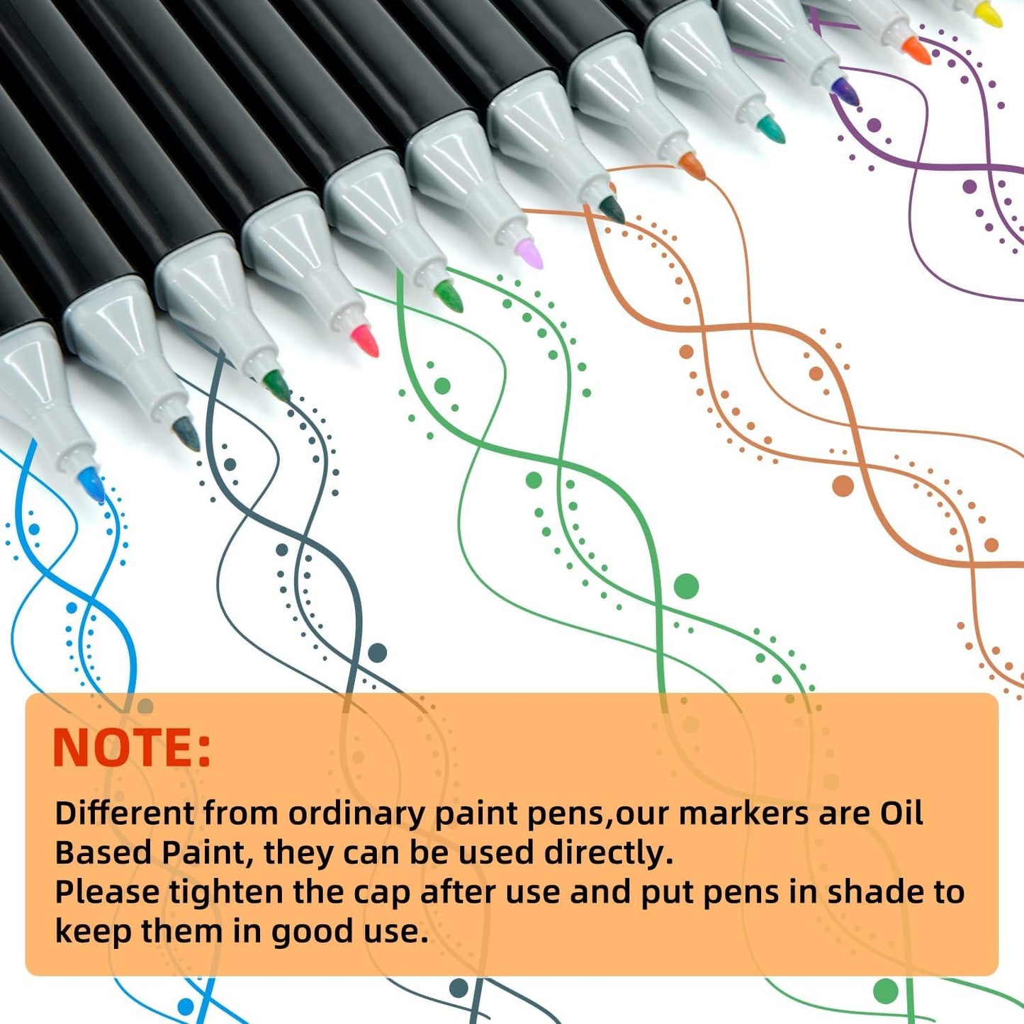 24 PCS COLOR MARKERS PEN