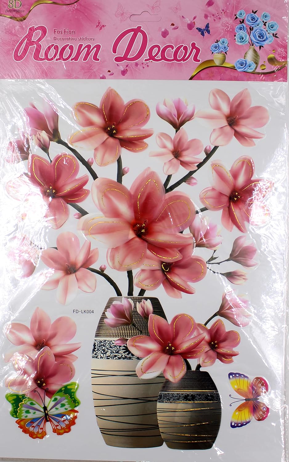 FLOWER WALL DECORATION STICKER (1 PIS)