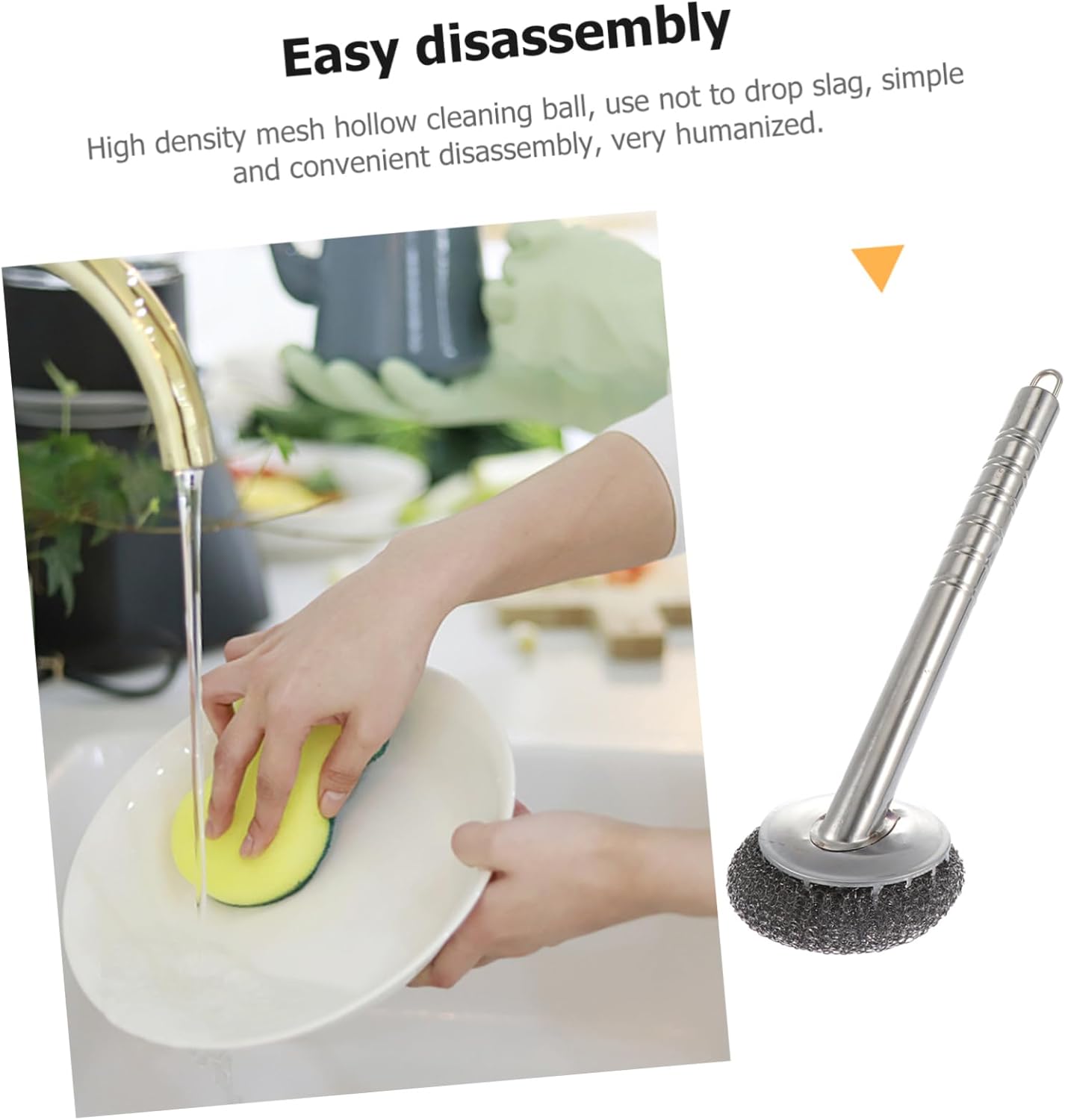 SS TAR DISH CLEANING BRUSH