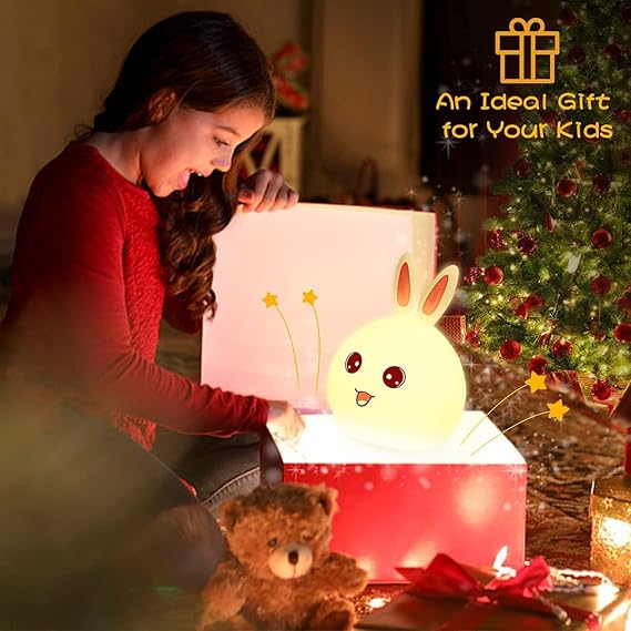 SILICONE RABBIT NIGHT LAMP