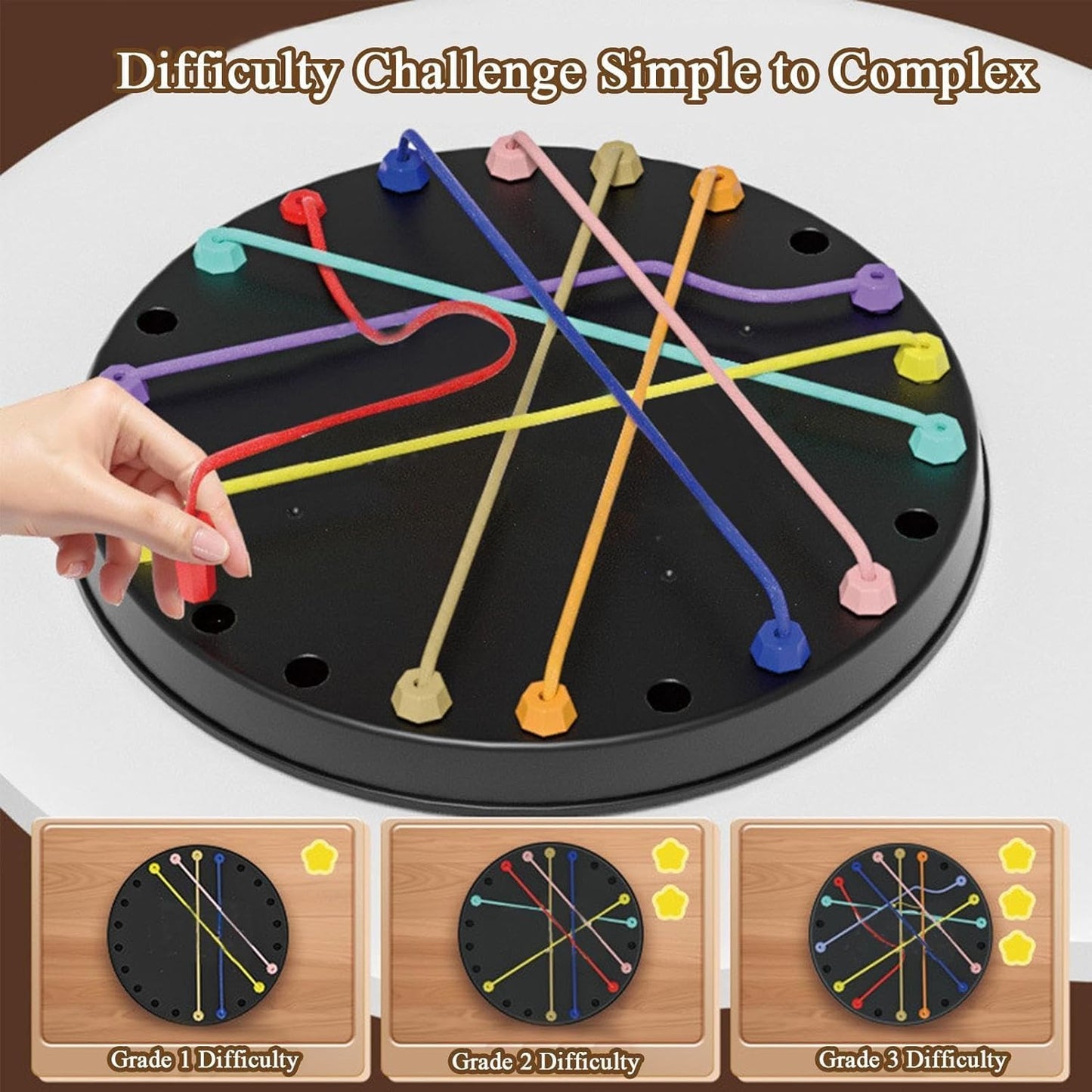 Rope Knot Untying Challenge Puzzle