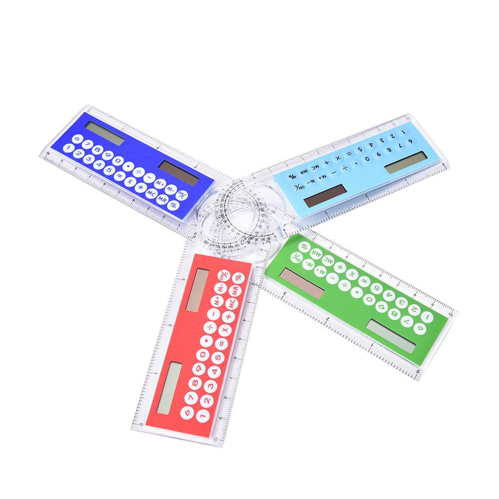 10 Cm Scale with Digital Calculator