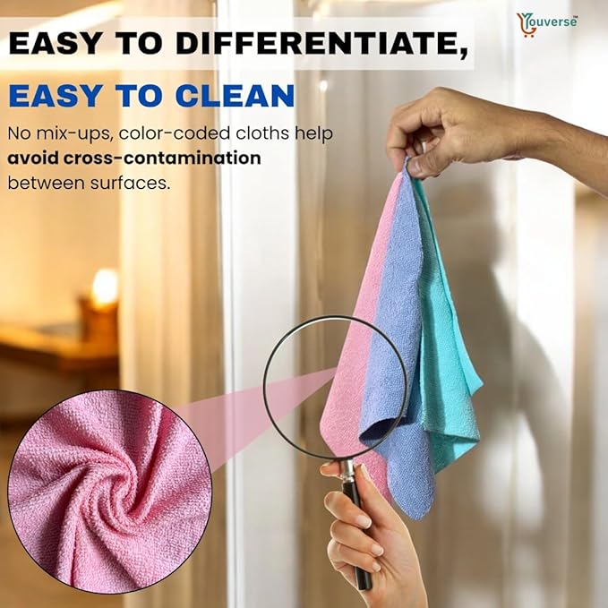 Microfiber Cleaning Cloth Roll
