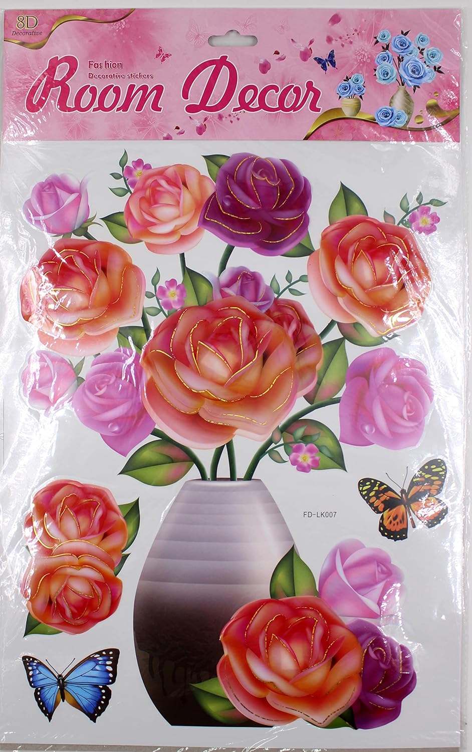FLOWER WALL DECORATION STICKER (1 PIS)