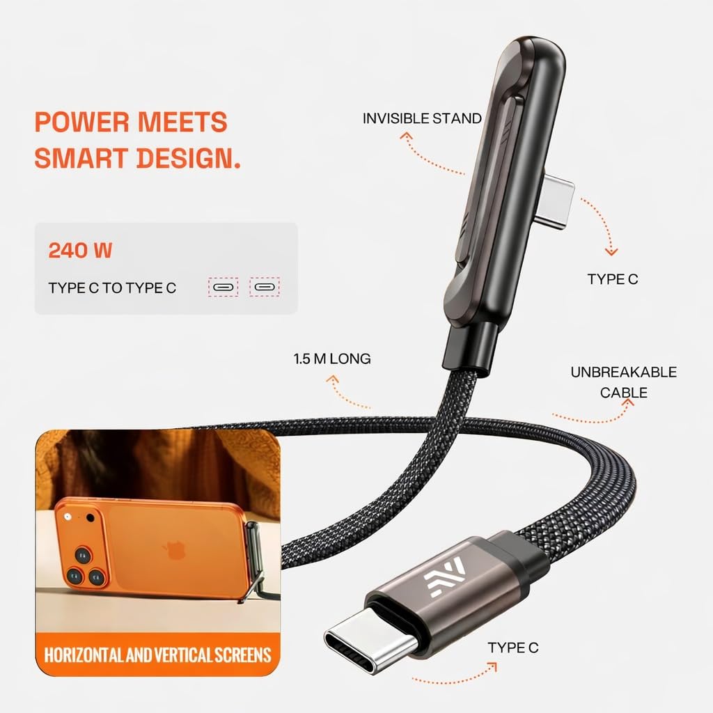 Type-C to C 240W Fast Charging Cable