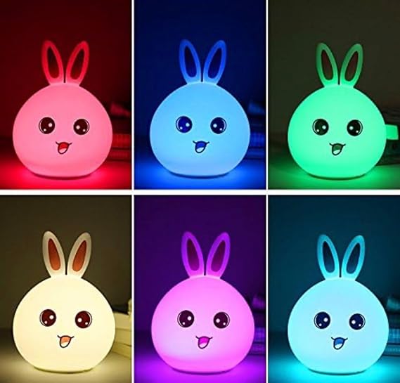 SILICONE RABBIT NIGHT LAMP