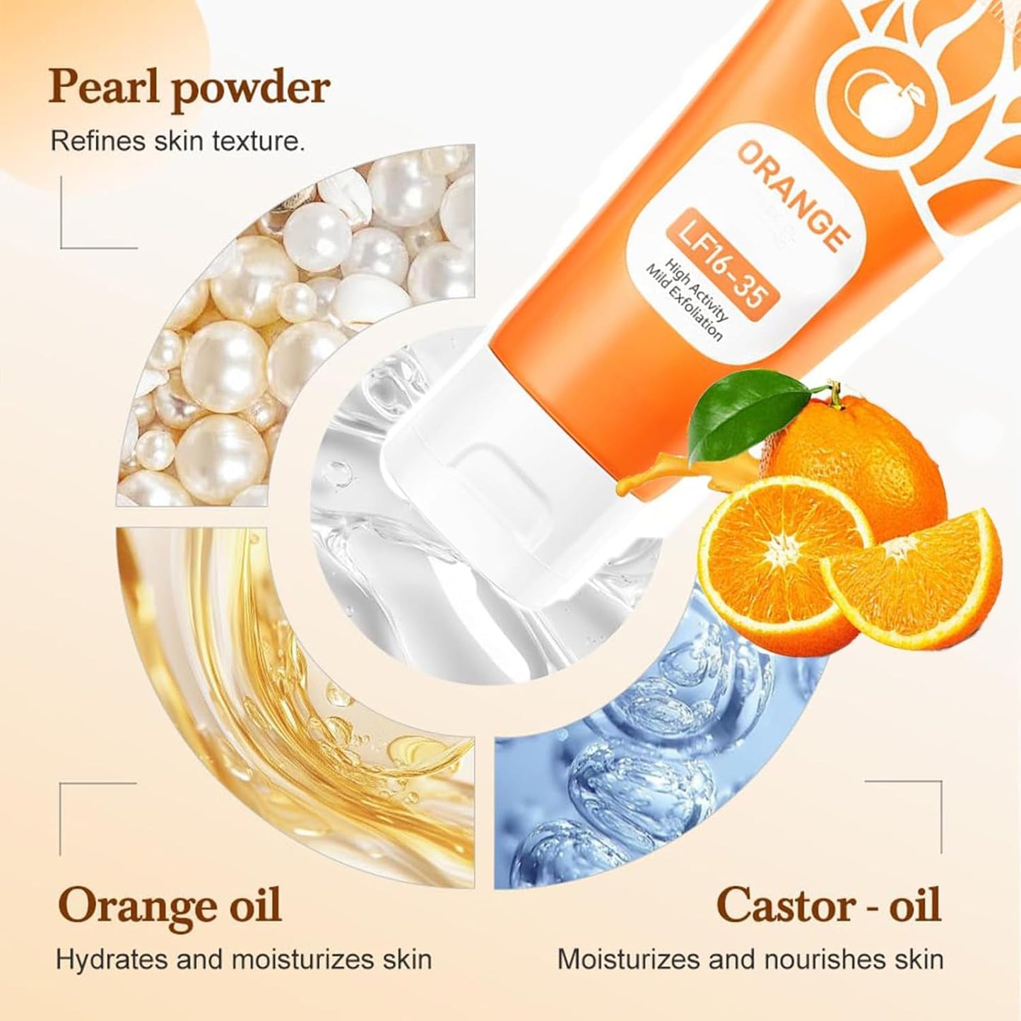 ORANGE FACE SCRUB GEL
