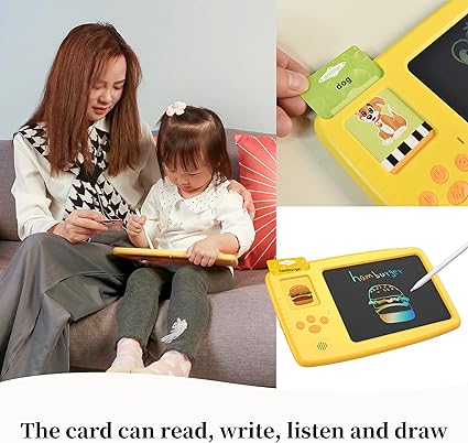 2 in 1 Talking Flash Card with Writing Tablet