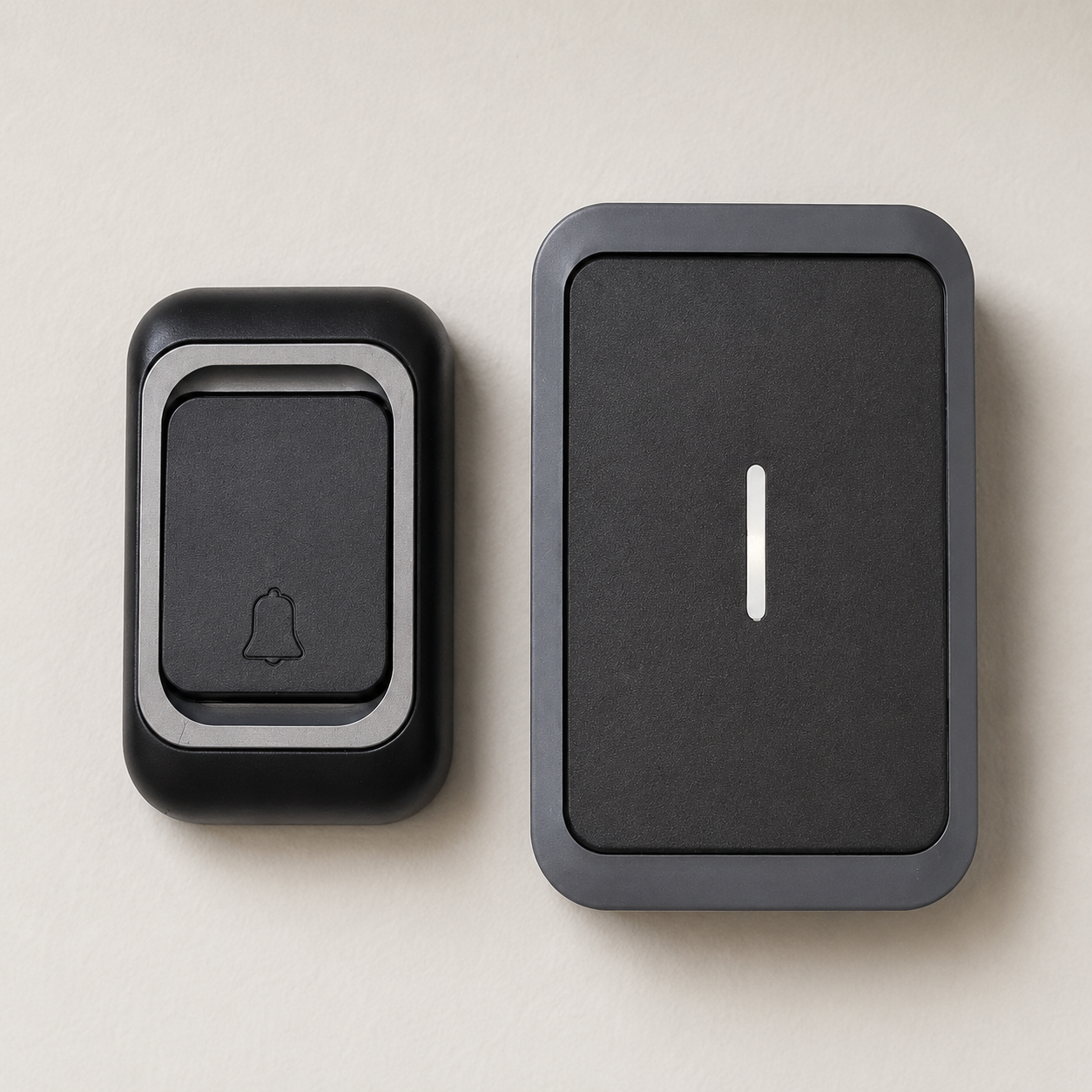 WIRLESS DOOR BELL ( GREY LINE )